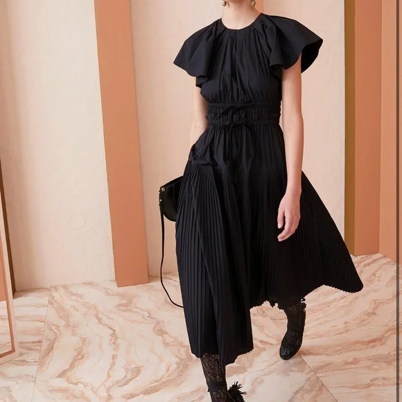 Ulla Johnson Delmara Dress Black US 6 - Picture 3 of 8